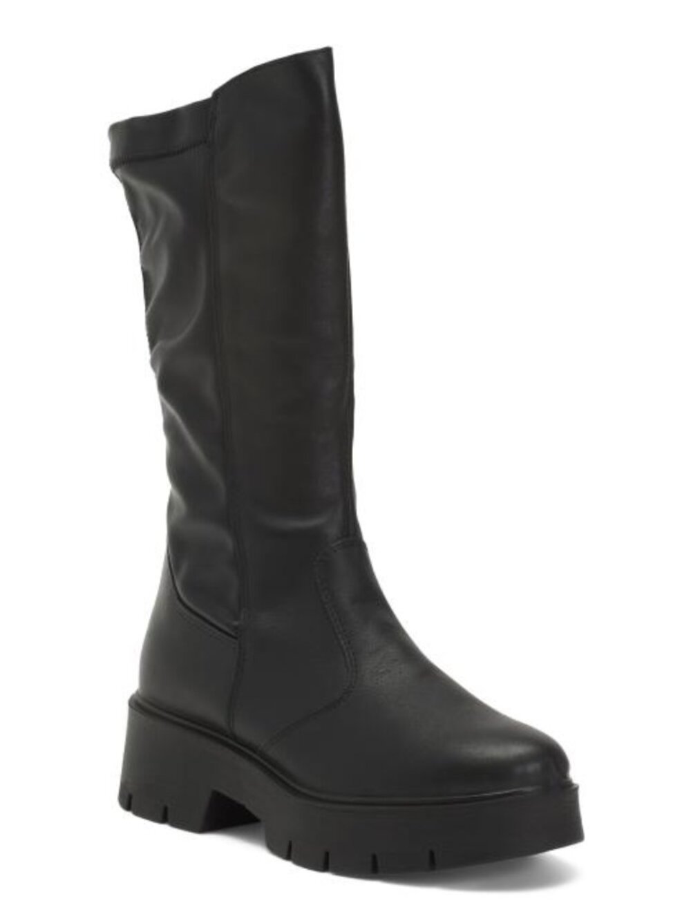 IMAC Made In Italy Leather High Shaft Platform Boots
